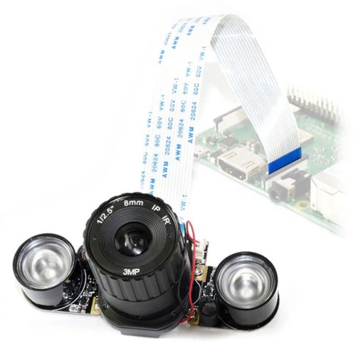 RPi IR-CUT Camera (B) 5MPx - day/night IR for Raspberry Pi + IR modules - Waveshare 15203 WSR-13462 5904422320713