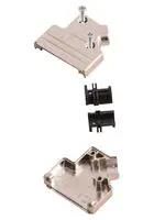 D-SUB HOOD, SIDE ENTRY, DE, ZINC ALLOY MHDVSL9-K