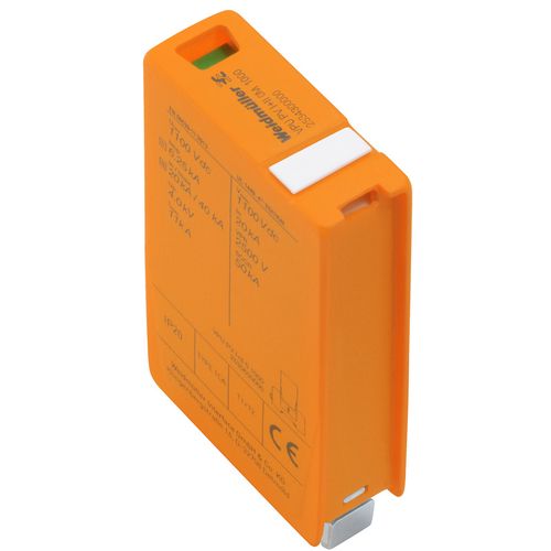 Surge voltage arrester  (power supply systems), Spare arrester, Type I + II, I, II, III, IV, DC Weidmuller 2534300000 04050118545906