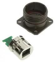 RJ45 CONN, JACK, 8P8C, 1PORT, PANNEL RJFTV22G00