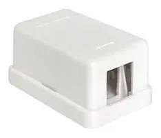 KEYSTONE HOUSING, 1PORT, ABS, WHT KH1