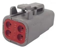 AUTOMOTIVE CONN HOUSING, PLUG, 4POS DTM06-4S