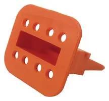 WEDGE LOCK, 8P PLUG, PBT, ORANGE W8S