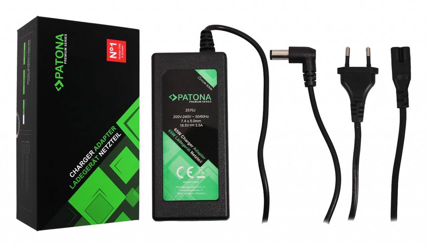 PATONA Premium Charger 18,5V 3,5A 65W f. HP NX6115 NX6315 NX6320 NX6330 NX7300, PATONA 2570 4055655211529