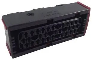 RECEPTACLE HOUSING, 29POS, PBT GF, BLACK 1-963449-2