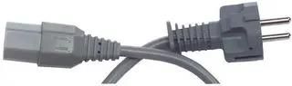 POWER CORD, CEE 7/7 PLUG-IEC C13, 2M 17850 326