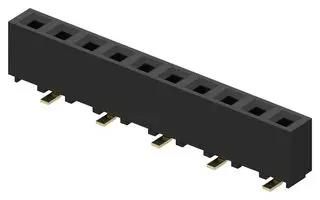 CONNECTOR, RCPT, 10POS, 1ROW, 2.54MM BG125-10-A-1-1-0440-N-D