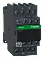 CONTACTOR, DPST-NO/NC, 24VDC, DIN RAIL LC1D258BL