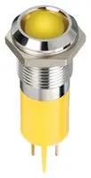 LED INDICATOR, PANEL, 14MM, YELLOW, 12V Q14P1CXXY12