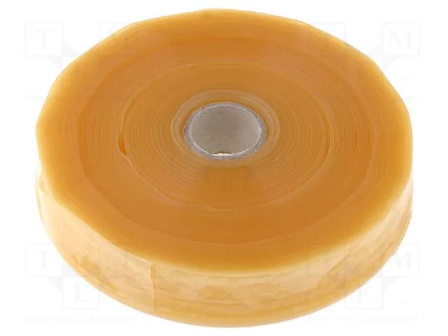 Tape: adhesive; translucent; Max mat.thick: 0.25mm; W: 25mm; reel HELLERMANNTYTON HMT200A