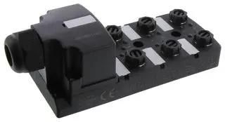 SENSOR DISTRIBUTION BOX, M12-4P, 6PORT 090700011200
