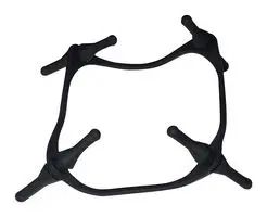 FAN GASKET, SILICONE RUBBER, BLACK FGA-40