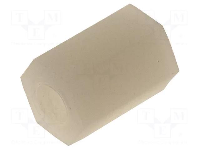 Screwed spacer sleeve; hexagonal; polyamide; M3; 8mm FIX&FASTEN HP-8