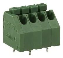TB, WIRE TO BOARD, 3POS, 20-14AWG, GREEN 1-2834011-3