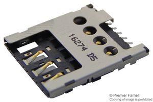 CONNECTOR, MICRO SIM, 6POS 78646-3001