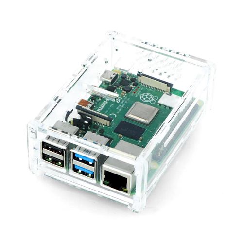 Case Raspberry Pi 4B with camera mount - transparent GRL-14897 5904422322748