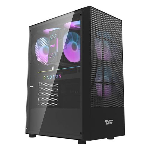 Darkflash A290 computer case (black) + 3 fans, Darkflash A290
