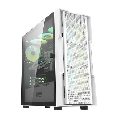 Computer case Darkflash DK431 + 4 fans (white), Darkflash DK431 White