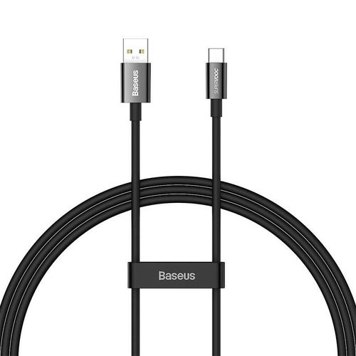 Baseus Superior Series Cable USB to USB-C, 65W, PD, 1m (black), Baseus CAYS000901