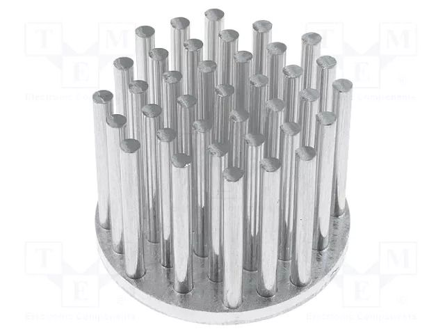 Heatsink; LED; Ø: 40mm; H: 30mm; 9.77K/W FISCHER ELEKTRONIK ICKSR40X30