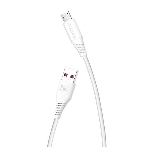 USB to Micro USB Cable Dudao L2M 5A, 2m (White), Dudao L2M Micro 2m