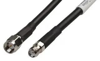 RF CABLE ASSEMBLY, SMA PLUG-SMA SKT, 10M ASMA1000B058L13