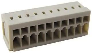 TERMINAL BLOCK, PLUGGABLE, 10POS, 14AWG 734-110