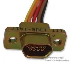 CABLE ASSY, MICRO D RCPT-FREE END, 36" MDM-9SH006B
