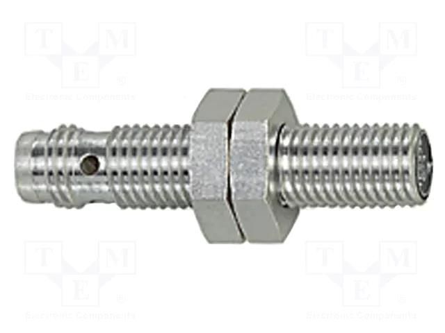 Sensor: inductive; OUT: PNP / NO; 0÷2.4mm; 10÷30VDC; M8; IP67; 100mA IFM ELECTRONIC IE5338