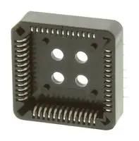 PLCC SOCKET, 52POS, 4ROW, TH 8452-11B1-RK-TP