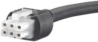 CABLE ASSY, 6POS, RCPT-RCPT, 1M 245135-0610