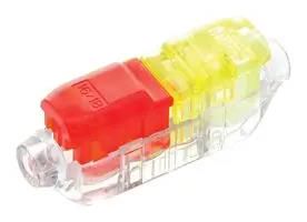 TERMINAL, WIRE SPLICE, 12AWG, YEL/RED 2213600-2