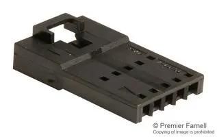 CONNECTOR HOUSING, PLUG, 5POS, 2.54MM 70107-0004