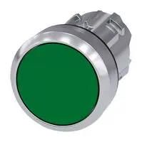 SWITCH ACTUATOR, PUSH BUTTON SW, GREEN 3SU1050-0AB40-0AA0