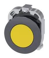 SWITCH ACTUATOR, PUSH BUTTON SW, YELLOW 3SU1060-0JB30-0AA0