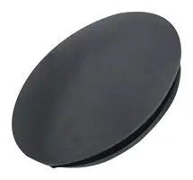 BLANKING PLUG, ROUND, 22MM, BLACK, TPR 15159B