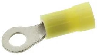 TERMINAL, RING, #10, CRIMP, YELLOW, 12-10AWG 2-34854-1