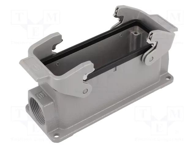 Enclosure for connectors: HDC; size 24B; Han® B; IP65; PG21 HARTING 09300241230