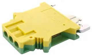 TERMINAL BLOCK, DIN RAIL, 2POS, 6AWG 0443010