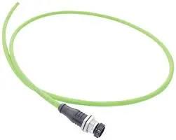 SENSOR CORD, 8P M12 RCPT-FREE END, 1M 142M2X20010