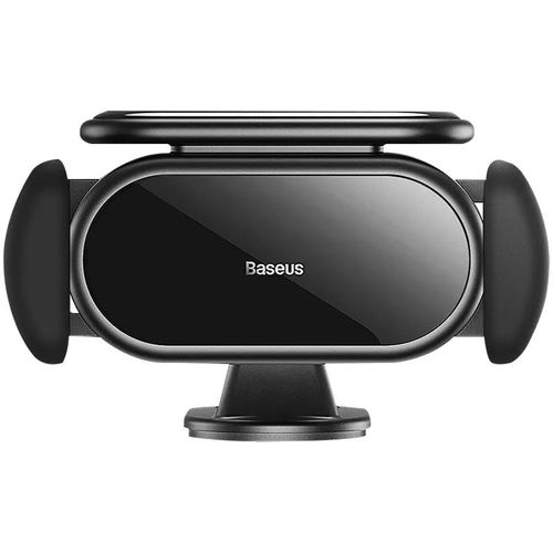 Solar Electric Car Phone Holder Baseus Steel Cannon Pro (Black), Baseus SUGP010001