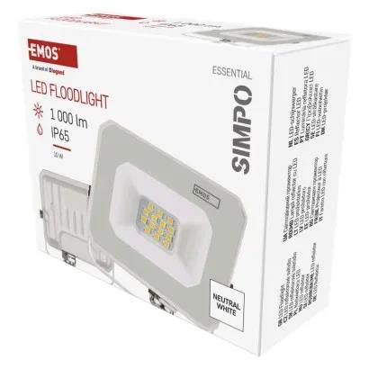 LED floodlight SIMPO 10 W, white, neutral white, EMOS ZS2213W 8592920138069