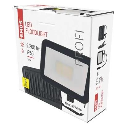 LED Floodlight INOVO, 20W, anthracite, neutral white, EMOS ZS2622 8592920105689