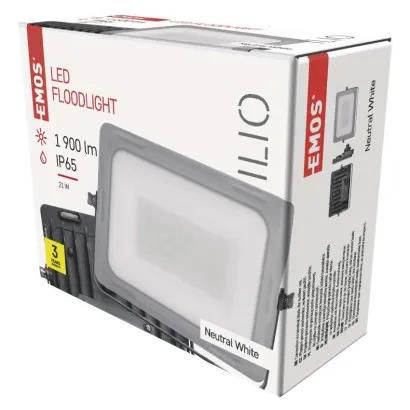 LED Floodlight ILIO, 21W, black, neutral white, EMOS ZS2520 8592920081518