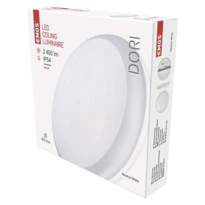 LED Ceiling lamp DORI, round 24.5W neutral white IP54, EMOS ZM4312 8592920040560