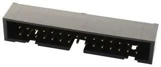 CONNECTOR, HEADER, 30POS, 2ROW, 2.54MM HIF3FC-30PA-2.54DSA(71)