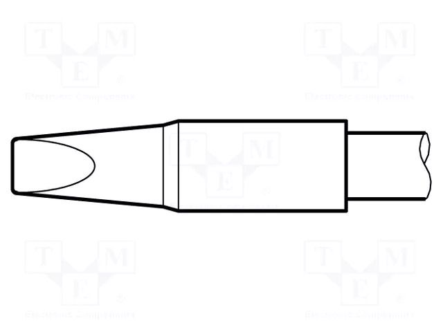 Tip; chisel; 3.2x1.2mm; longlife JBC TOOLS JBC-C245811