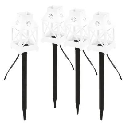 LED decoration – stake lanterns, white, outdoor and indoor, cool white, EMOS DCLC01 8592920099292