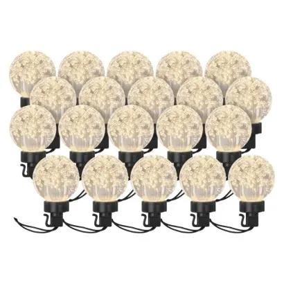 LED light chain – 20x party bulbs, 7.6 m, outdoor and indoor, warm white, EMOS DCPW07 8592920110829