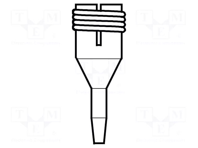 Tip: for desoldering irons; 0.6x1mm JBC TOOLS JBC-C360001
